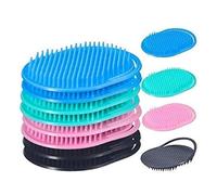 SBWC - Pettine portatile sottile tascabile con punta morbida e arrotondata per cuoio capelluto e capelli sani (confezione da 12, multicolore)