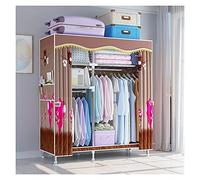 SBZIOJHDR armadio pieghevole, Armadio pieghevole in tessuto for camera da letto, organizer for vestiti, struttura in acciaio, armadio in for, for mobili for la casa