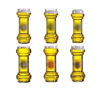 SBZIOJHDR bicchiere da birra, Bicchiere da pinta personalizzato, boccale birra in vetro creativo, set di 6 bicchieri a forma manubrio unici, grande capacità