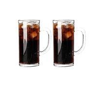 SBZIOJHDR bicchiere da birra, Bicchiere da pinta personalizzato, tazza birra boccale Boccali in vetro con manici Bicchieri congelabili Set di boccali riutilizzabili in