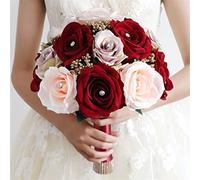 SBZIOJHDR Bouquet da Sposa, Bouquet da Sposa, Fiori Artificiali, Che Tiene