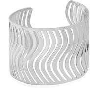 SBZIOJHDR bracciale, Bracciale regolabile con ciondolo for gioielli da donna, bracciale stile punk, bracciale rigido, bracciale largo, con estremità aperta