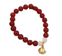 SBZIOJHDR Bracciale con diamanti Bracciale della Ricchezza del Sud, autentico amuleto Reiki in cristallo di giada Hetian, braccialetto portafortuna contro gli spiriti maligni, regalo ispiratore