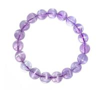 SBZIOJHDR bracciale di cristallo, Braccialetti con perline Chakra da 6 mm, cristalli naturali e pietre curative, gioielli, braccialetti di cristallo viola, regali(11mm)