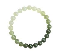 SBZIOJHDR bracciale di cristallo, Braccialetti di perline sfumate in giada Hetian, braccialetti rotonde for ricchezza, prosperità, regalo gioielli buon auspicio, 10 mm(10mm)