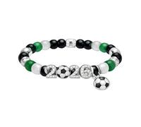 SBZIOJHDR braccialetto da ragazzo, Bracciale con perline della Coppa del mondo di calcio, squadra mondiale internazionale