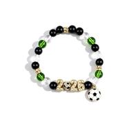 SBZIOJHDR braccialetto da ragazzo, Bracciale da calcio for Coppa del mondo for donna, for la giornata della partita in oro Bracciali for tifosi di delle coppe Gioielli for