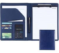 SBZIOJHDR cartellina, Portadocumenti formato A4 for interviste, conferenze e documenti legali for donne uomini(Blue)