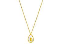 SBZIOJHDR collana, Collana con ciondolo avocado con frutta carina in acciaio inossidabile 316L for donna Moda catena clavicola gioielli Party Collier Femme