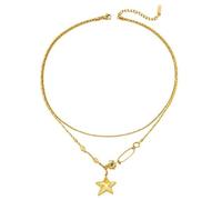 SBZIOJHDR Collana di stelle marine di moda for le donne Gioielli con collana a catena color oro con ciondolo coreano