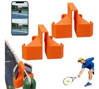 SBZIOJHDR Supporto per telefono da rete da tennis, Supporto for telecamera da tennis, supporto for for rete, for telefono for for pickleball(Orange 2pcs)