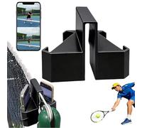 SBZIOJHDR Supporto per telefono da rete da tennis, Supporto for telecamera da tennis, supporto for for rete, for telefono for for pickleball(Black 1pc)