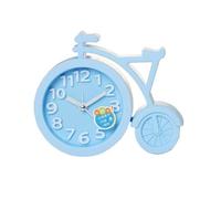 SBZIOJHDR sveglia, Sveglia creativa for studenti, a forma di bicicletta, silenziosa, da comodino, con colori caramella, for camere letto(Blue)