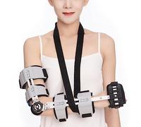 SBZIOJHDR tutore per braccio con cerniera, Con stabilizzatore a imbracatura, for il supporto del braccio in caso di infortunio, for la protezione e stabilità delle articolazioni(Left)