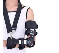 SBZIOJHDR tutore per braccio con cerniera, Supporto for il recupero da lesioni al braccio, sollievo dal dolore, for sindrome del tunnel cubitale e intrappolamento nervo ulnare, sinistro(Right)