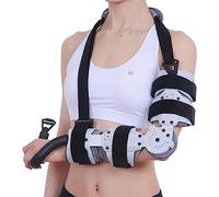 SBZIOJHDR tutore per braccio con cerniera, Tutore for il gomito durante la notte | Supporto for sonno | Sindrome del tunnel cubitale | Gomito tennista | Tendinite sinistra(Left)