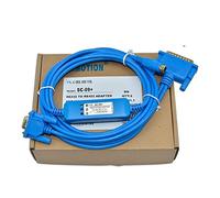SC-09 Porta seriale RS232 Cavo di programmazione PLC serie FX/A adatto USB-SC09 Scarica USBSC09(Blue (Gold Plated),5M)