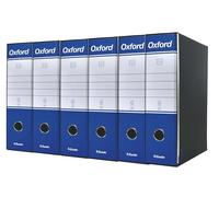 SC. 6 REGISTRATORI ESSELTE OXFORD ARCHIVIO COMMERCIALE 23X30 DORSO 8 BLU