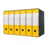 SC. 6 REGISTRATORI ESSELTE OXFORD PROTOCOLLO 23XH.33 DORSO 8 GIALLO 390785090