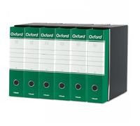 SC. 6 REGISTRATORI ESSELTE OXFORD PROTOCOLLO 23XH.33 DORSO 8 VERDE 390785180