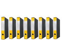 SC. 8 REGISTRATORI ESSELTE OXFORD PROTOCOLLO 23XH.33 DORSO 5 GIALLO 390784090