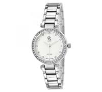 SC Crystal Orologio al quarzo da donna in metallo rodiato, argento, Bracciale