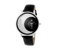 SC Crystal - Orologio da donna, interamente in metallo rodiato, misura regolabile, idea regalo