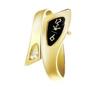 SC Crystal - Orologio da donna, tono oro, orologio in metallo rodiato, regolabile, idea regalo per donna - Clicca su Visita il Negozio per vedere i nostri gioielli., Il tono oro, Ajustable