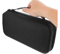 SC E-COMMERCE Custodia Rigida Compatibile con Nintendo Switch Lite Nera con Accessori - Guscio EVA Antiurto, Cover Trasparente, Vetro Temperato, Gommini per Tasti, Ampio Spazio Porta Accessori