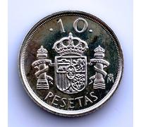 SC-Juan Carlos I. 10 pesetas 2000. SC/UNC/FDC. Coniato in argento 4,65 g....