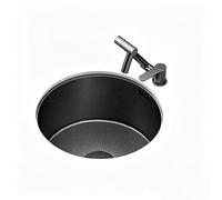 SC Lavello Da Cucina Con Coperchio, Lavello Da Bar In Acciaio Inox Con Rubinetto Pieghevole(440mm)