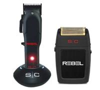 SC Rebel Clipper E Foil Rebel Shaver Con Motore Super-Torque COMBO - NUOVO