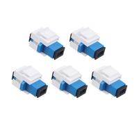 SC/UPC - Adattatore monomodale a fibra ottica Keystone per parete | ≤0.2dB IL, ≥50dB RL, 1000+ cicli, zirconia ceramica, montaggio a pannello, CATV/FTTx