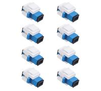 SC/UPC - Adattatore monomodale per accoppiatore a fibra ottica Keystone per | ≤0.2dB IL, ≥50dB RL, 1000+ cicli, zirconia ceramica, montaggio a pannello, CATV/FTTx