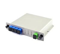 SC UPC PLC 1X4 Fibra Ottica Box Splitter SC Conector Insert Sheet Type Accoppiatore Fibra ottica Splitter Accoppiatore, ASDEHH231