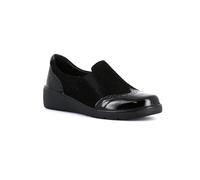 SC2866 GRUNLAND NETA Mocassino Donna Slip-ON col Nero ZEPPETTA Comoda Plantare Estraibile Nero 36