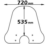 SC4154+A740 KIT PARABREZZA ISOTTA PIAGGIO VESPA PX PRIMA SERIE PK-S 50 PK 50 XL
