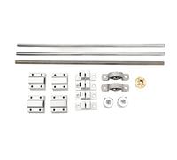 SC8UU Linear Guide Rail Kit | High Carbon Steel Shaft Support & KP08 Bearing for 3D Printers/CNC Machines/Engravers | Low Noise Slide Block with Protective - Defensive (8-300)