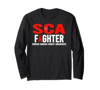 Sca Awareness Fighter - Consapevolezza improvvisa dell'arresto Cardiaco Maglia a Manica