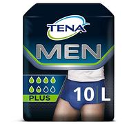 SCA Hygiene Products Vertriebs GmbH Men Active Fit Pants Plus L (1 x 10 pezzi)