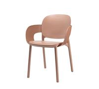 SCAB DESIGN POLTRONA HUG ART. 2382 IN TECNOPOLIMERO CON BRACCIOLI (CARAMEL, 2)
