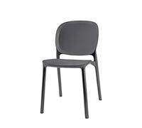 SCAB DESIGN SEDIA HUG ART. 2380 IN TECNOPOLIMERO VARI COLORI (2, ANTRACITE)