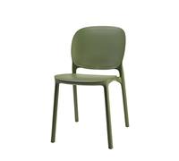 SCAB DESIGN SEDIA HUG ART. 2380 IN TECNOPOLIMERO VARI COLORI (4, VERDE OLIVA)