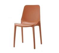 Scab Design Sedia Modello Ginevra in tecnopolimero Set 6Pezzi - Disponibile in 8 Colori - per Interni ED Esterni (Terracotta)