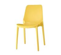 Scab Design Sedia Modello Ginevra in tecnopolimero Set 6Pezzi - Disponibile in 8 Colori - per Interni ED Esterni (Senape)