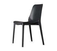 Scab Design Sedia Modello Ginevra in tecnopolimero Set 6Pezzi - Disponibile in 8 Colori - per Interni ED Esterni (Antracite)
