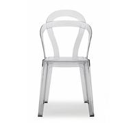Scab Design Sedia Titì in policarbonato - Set da 2 Made in Italy - Trasparente