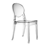 Scab Sedia Igloo Chair in policarbonato Trasparente Set da 2 POLTRONA casa per
