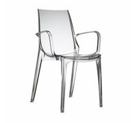SCAB DESIGN SET 2 SEDIE SEDIA POLICARBONATO VANITY CASA BAR RISTORANTI BISTROT