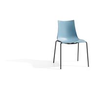 SCAB DESIGN set 4 SEDIE SEDIA CASA CUCINA LIVING PRANZO ZEBRA TELAIO VERNICIATO